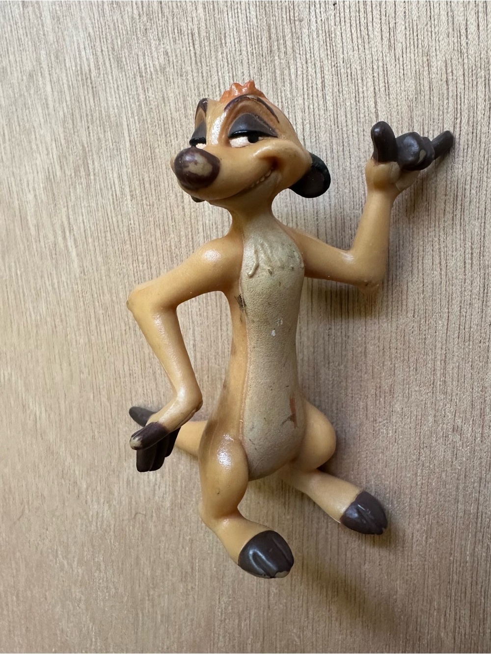 Vintage 90s Disney The Lion King Timon 2.5” Bendy Figure Kids Toy